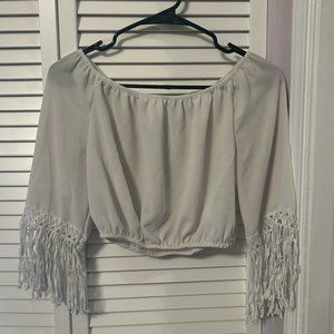 fringe crop top